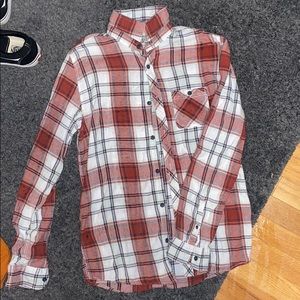 Red and white Flannel